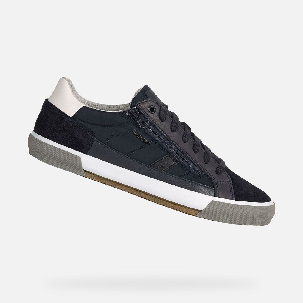 Geox Erkek Spor Ayakkabı Lacivert - Kaven - TFW-094635